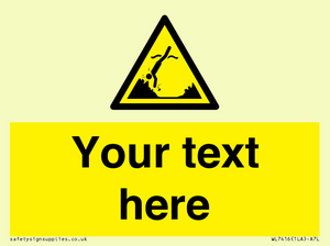 Custom Warning submerged objects